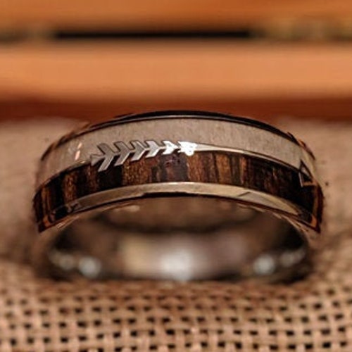 Mens Wedding Band Rose Gold Wedding Band Wedding Bands Etsy