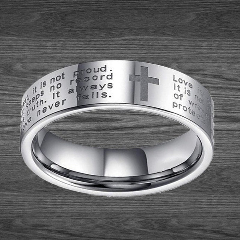 Christian Cross Ring - Etsy