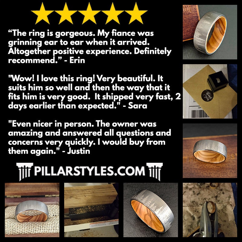 Moda Uomo Fascia Anello In Carburo Di Tungsteno Matrimonio - Foto 6