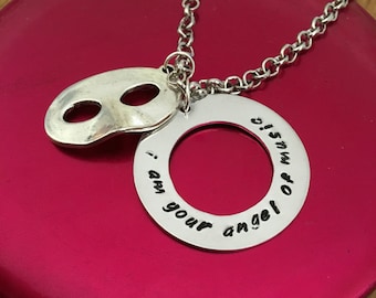 I Am Your Angel Of Music Phantom Of The Opera Necklace