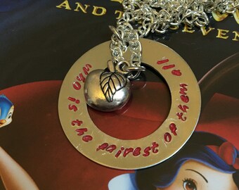 Who Is The Fairest Of Them All Snow White Necklace