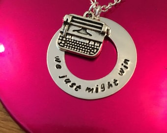 We Just Might Win Katherine Plumber Newsies Necklace