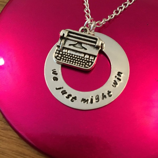 We Just Might Win Katherine Plumber Newsies Necklace