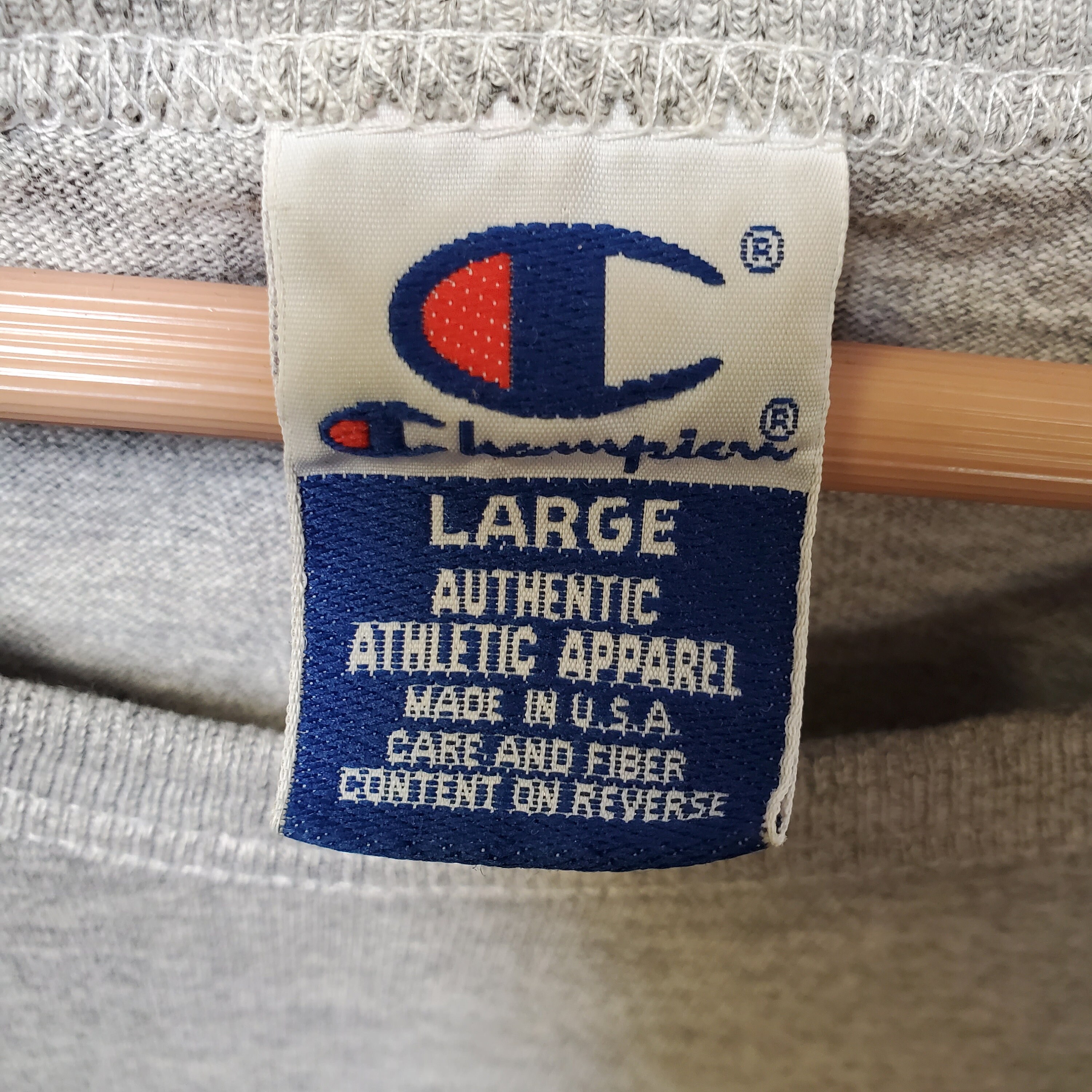 Vintage MIT Athletic Department T-shirt Champion Large L Heather 