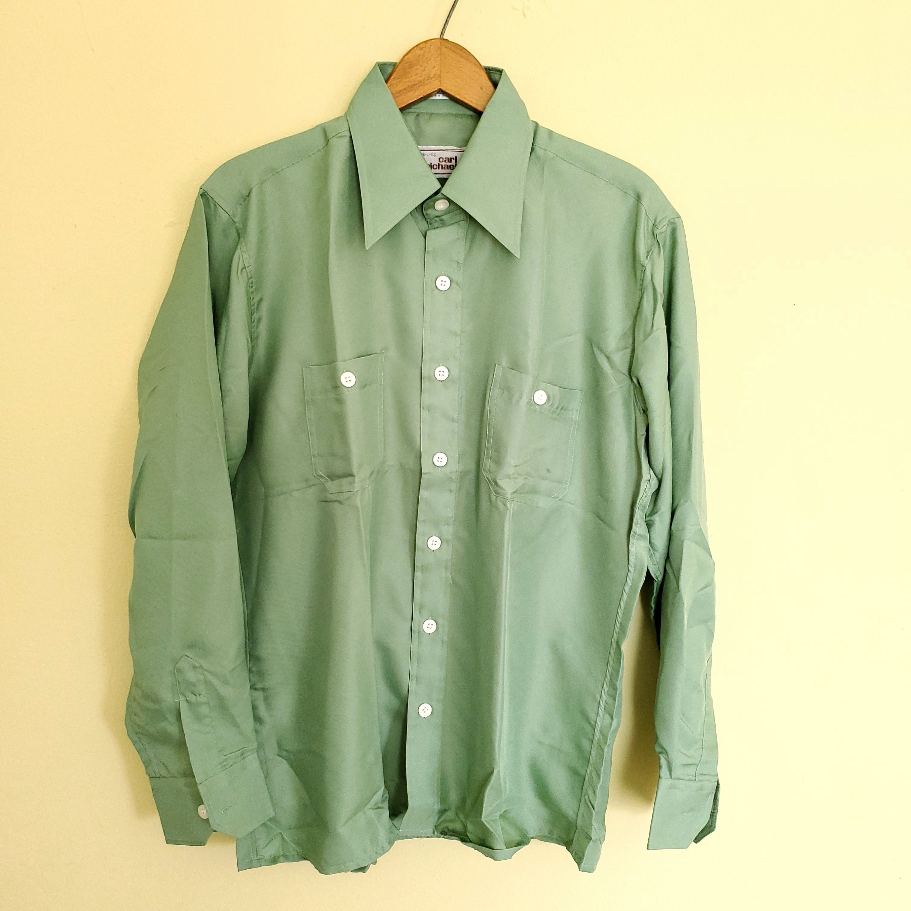 Vintage Carl Michaels Dress Shirt Long 