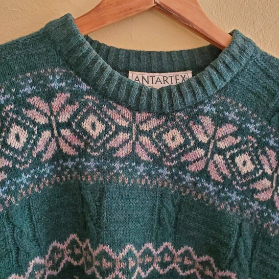 Vintage ANTARTEX Wool Fisherman Sweater Scotland … - image 2