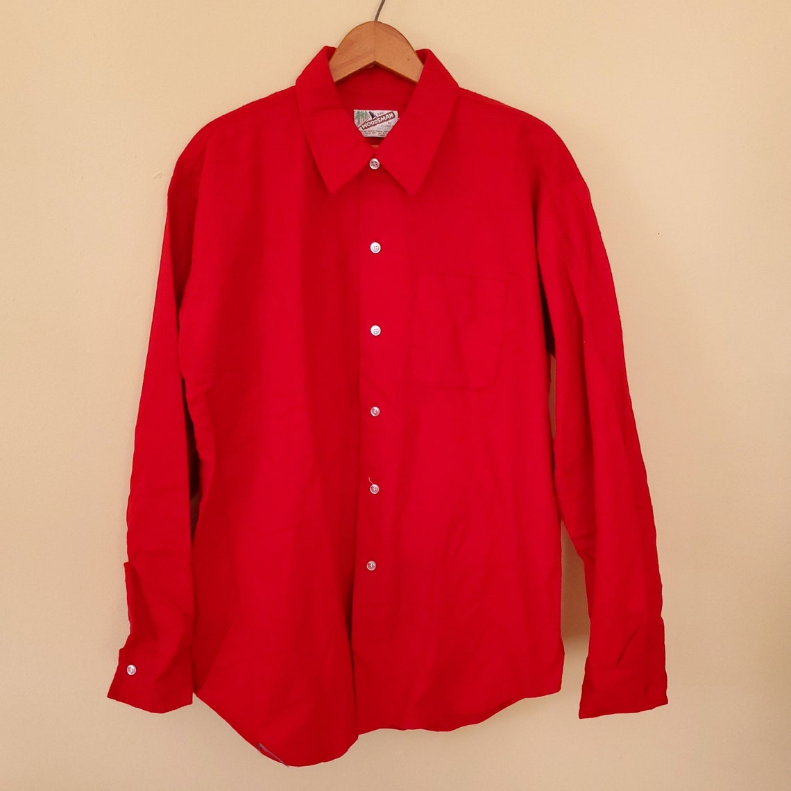 Vintage Klondike Chamois Red Shirt the Woodsman Made in USA Sz XL ...