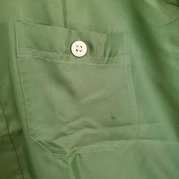 vintage Carl Michaels Dress Shirt Long Sleeve Gre… - image 5