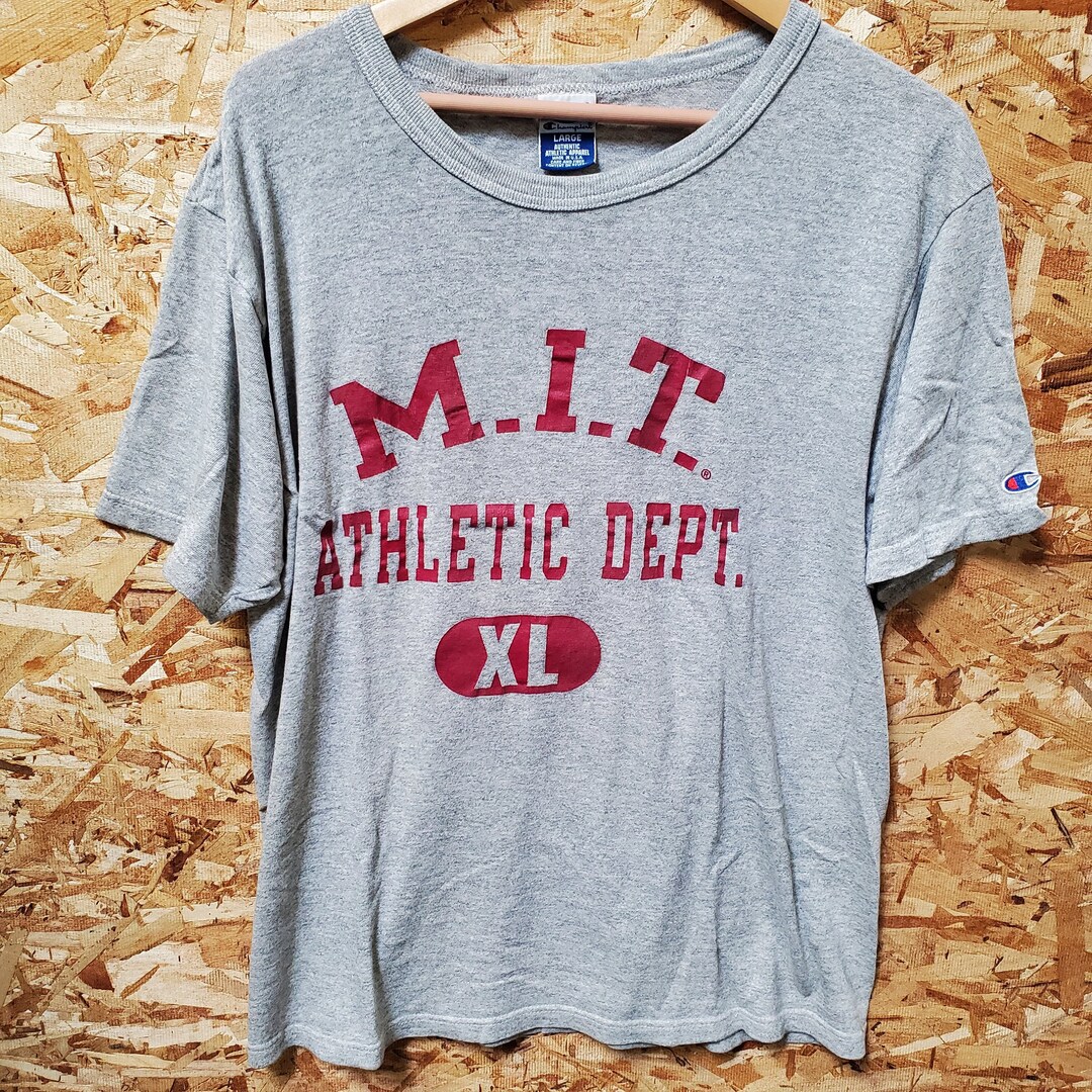 Vintage MIT Athletic Department Tshirt Champion Large L Etsy