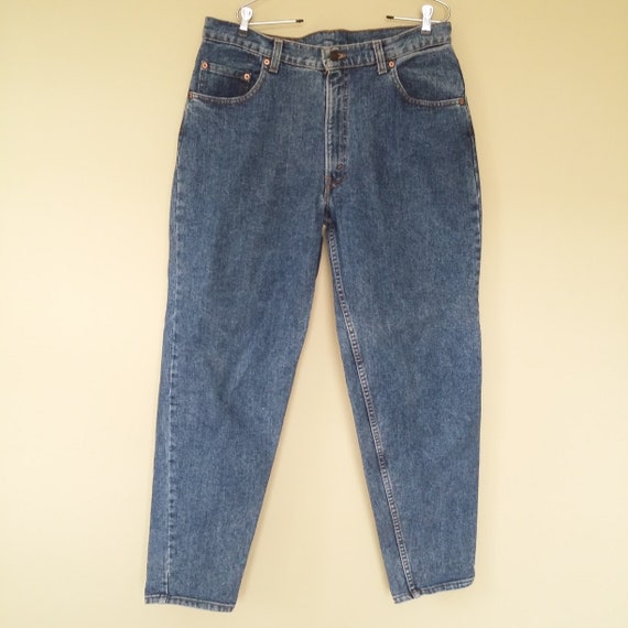 tapered dad jeans