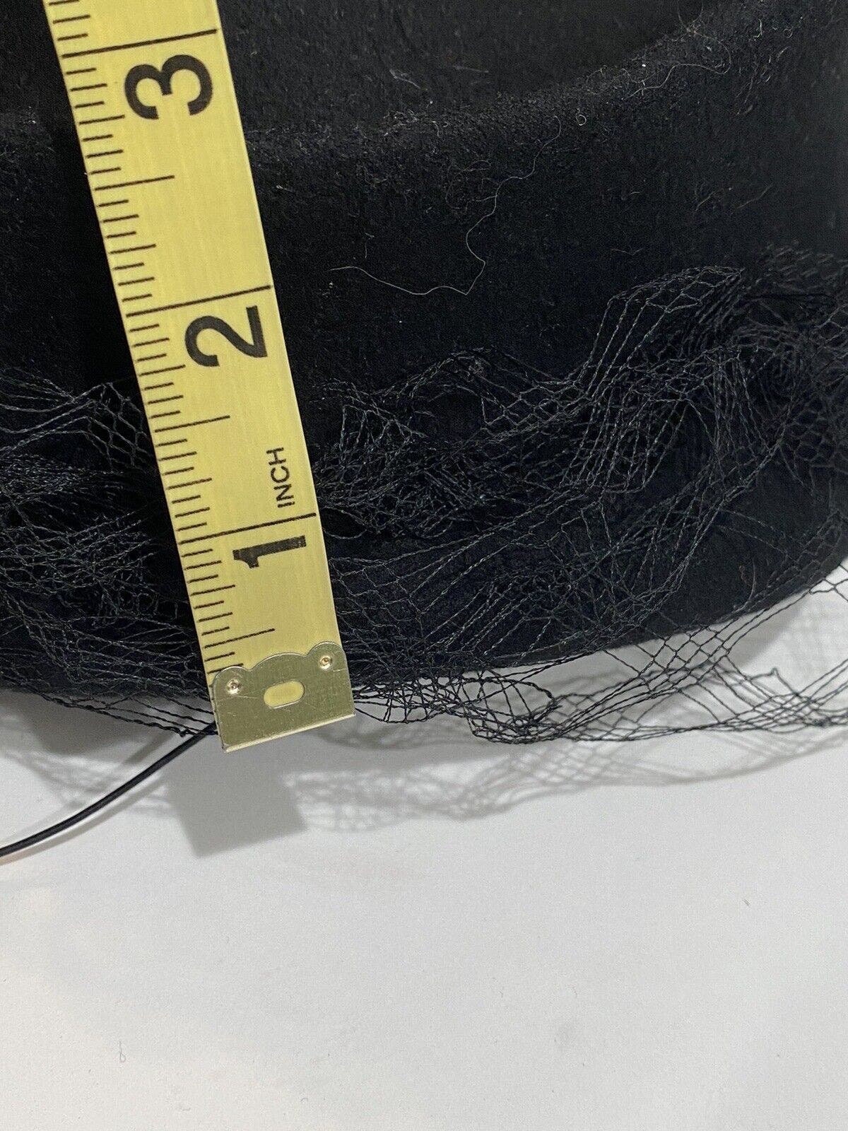 boston store milwaukee elegant hats womens black with flower of feathers on top Amazon.com: COSDREAMER Women Victorian Hat Flower Veil Hat  main image 3
