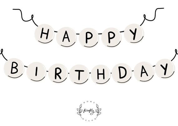 Friendship Bracelet Happy Birthday Banner Birthday Girl Party Birthday Era Banner Party Decorations - Printable Digital Art INSTANT DOWNLOAD