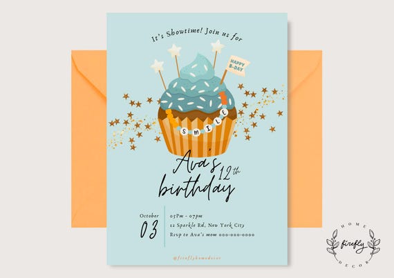 Friendship Bracelet Birthday Girl Invitation Girl Birthday Era Party Birthday Invitation - Printable Digital Art CUSTOM DOWNLOAD