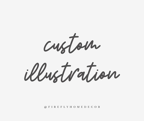 Custom New Illustration From Scratch for a Digital Party Product Ready to Print -  Digital Party Product DIGITAL DOWNLOAD