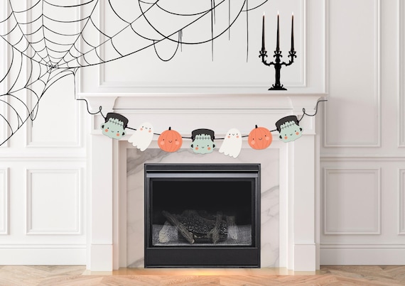 Monster Mash Halloween Decoration Birthday Banner Girl/Boy Birthday Banner Party Decorations - Printable Digital Art INSTANT DOWNLOAD