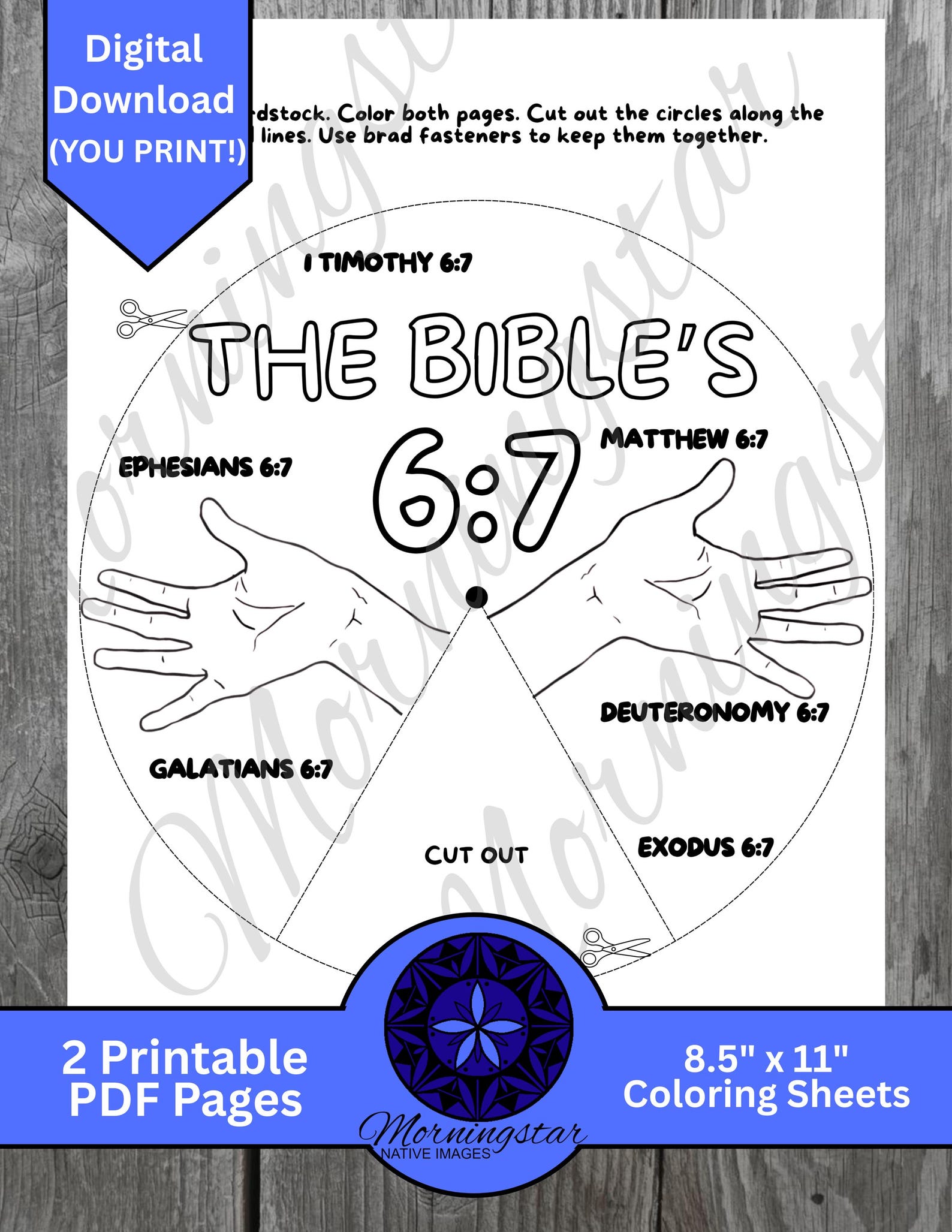 Scripture Wheel Resource Image Bible Verse Wheel Craft | Sunday School Activity (PDF) - Etsy