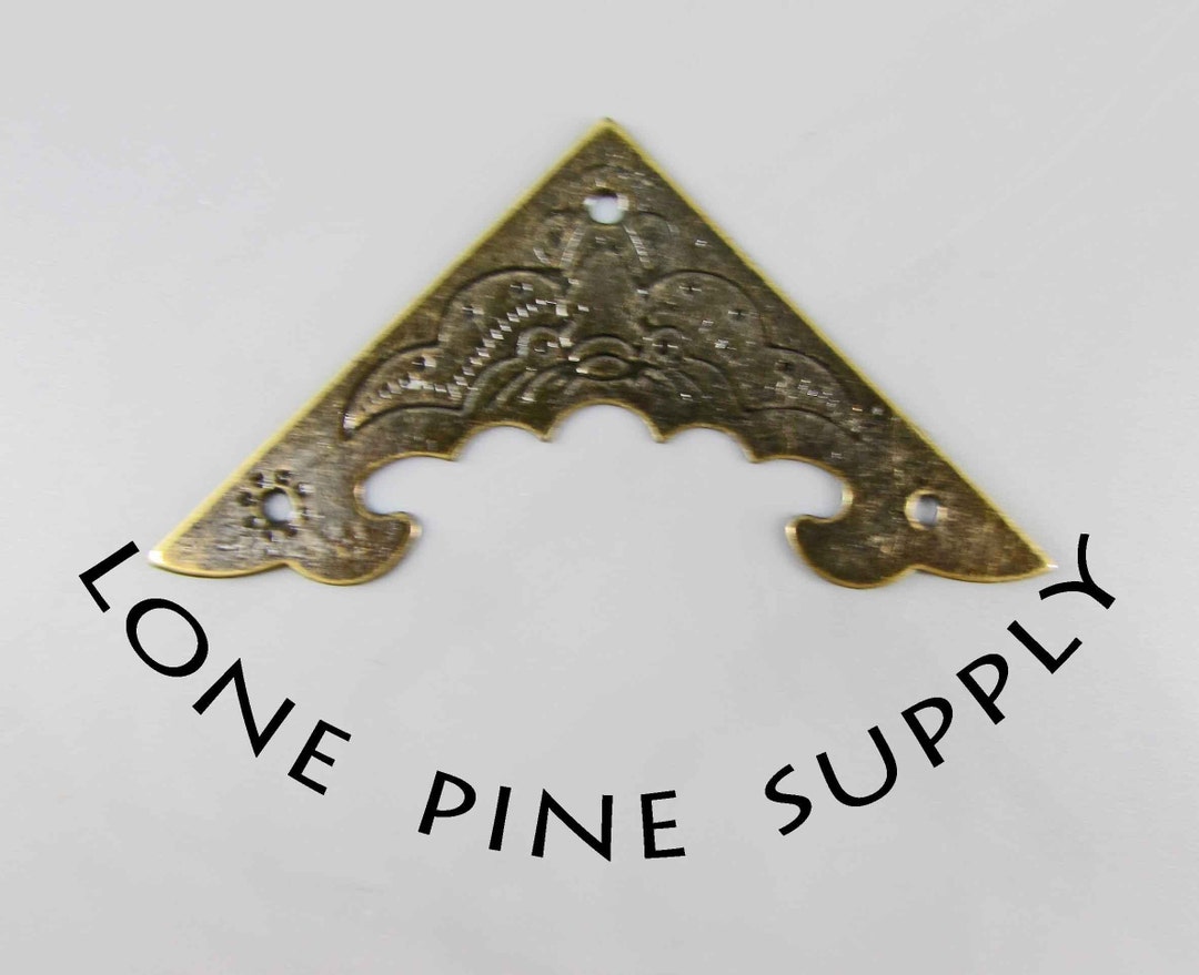 Brass Box Corners Antique Brass Jewelry Box Corners Corner Etsy