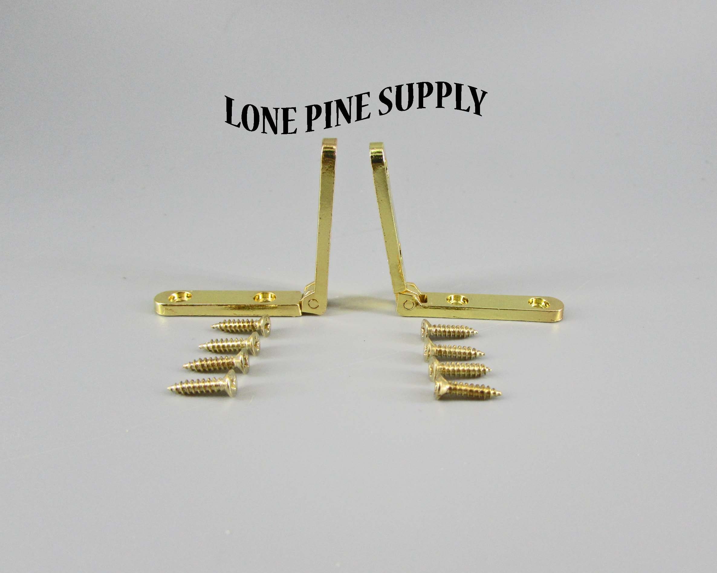 1 Pair Gold Plate Jewelry Box Hinges Mortise Hinges 1 1/4 Etsy Australia