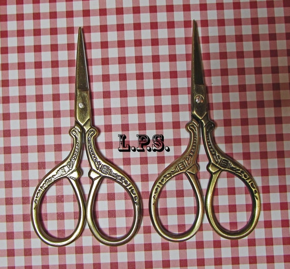 Cross Stitch Scissors, Embroidery Scissors, Needlepoint Scissors, European  Style Scirrors, Vintage Style Scissors 