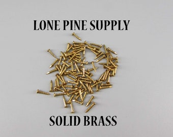 100 5/16 Inch Solid Brass Nails. Small Solid Brass Nails, 5/16 Brass Nails, Hobby Nails, Small Gauge Nails