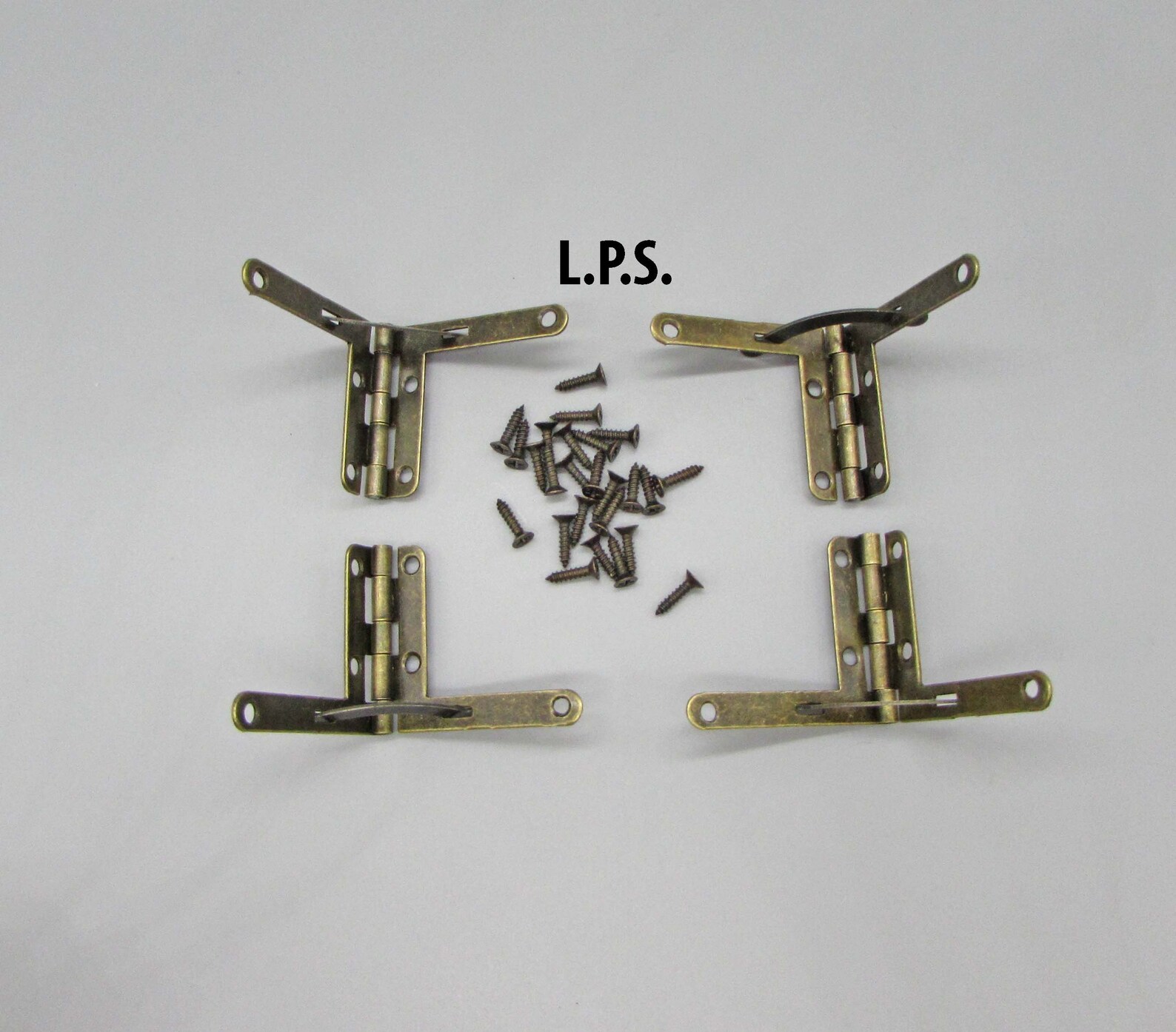 2 Pair of Quadrant Hinges Antique Brass Quadrant Hinges. Etsy