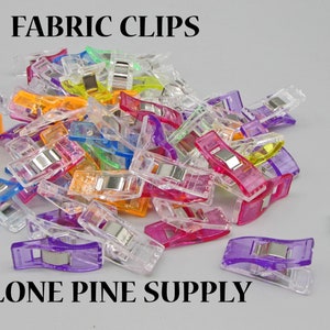 50 Sewing Clips, Quilting Clips, Pattern Clips, 50 Clips, 50 Mini Sewing Clips, Fabric Clips For Sewing, Fabric Clips image 5