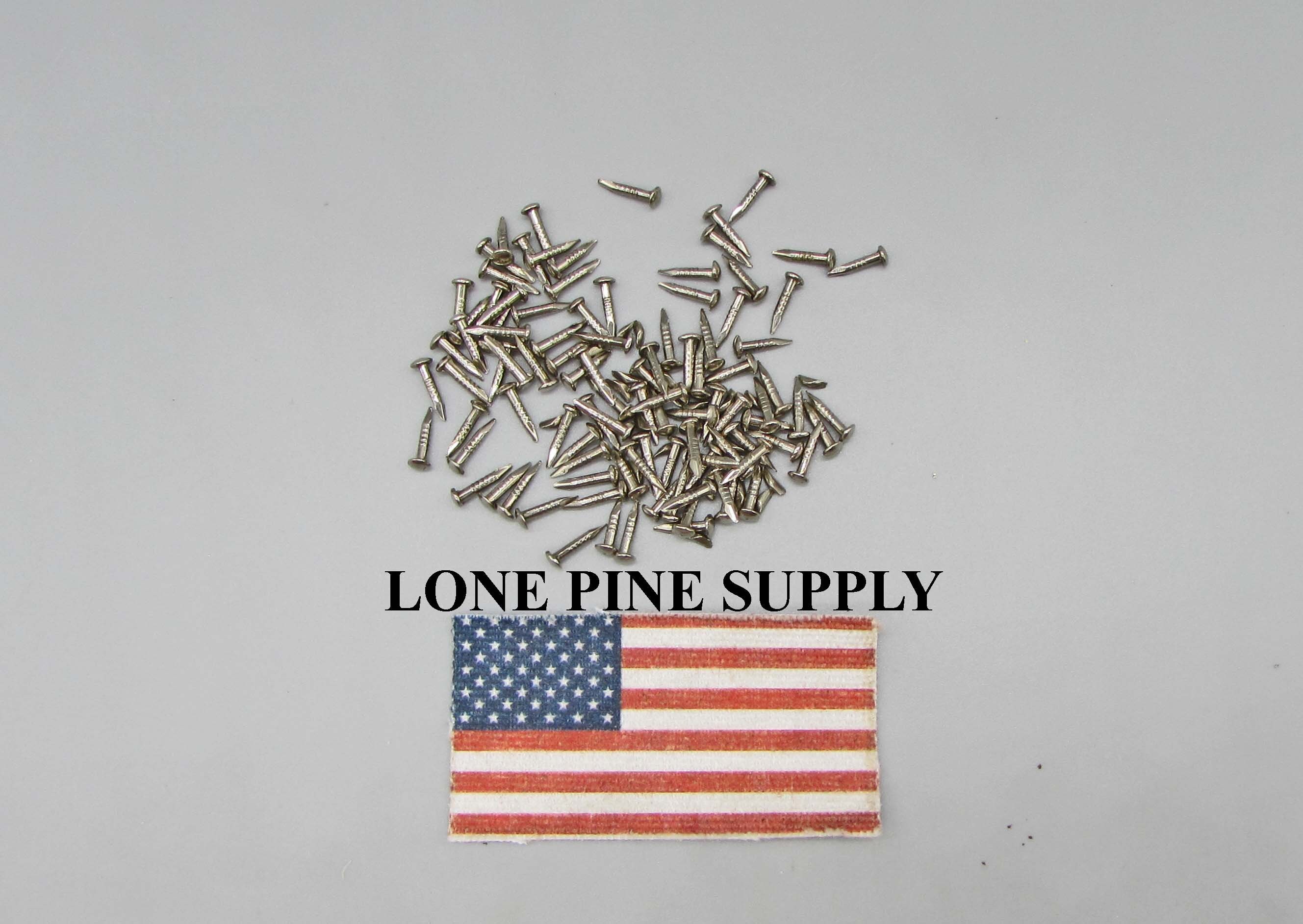 100 Steel Nails. Small Antique Brass Nails 5/16 Inch Steel Etsy