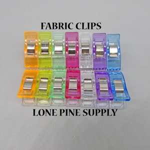 50 Sewing Clips, Quilting Clips, Pattern Clips, 50 Clips, 50 Mini Sewing Clips, Fabric Clips For Sewing, Fabric Clips image 4