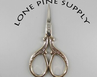 Cross Stitch Scissors, Embroidery Scissors, Needlepoint Scissors, European Style Scirrors, Vintage Style Scissors