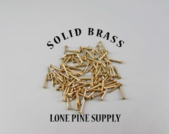 100 5/16 Inch Solid Brass Nails. Small Solid Brass Nails, 5/16 Inch Brass Nails, Hobby Nails, Small Gauge Nails