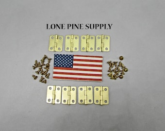 5/8 Inch Hinges, Polished Brass Hinges, Small Box Hinges, Butterfly Hinges