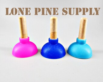 Cute Little Plungers. Mini Plungers. Colored Mini Plungers. Mini Toilet Plunger, Small Toilet Plunger