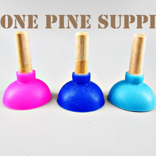 Cute Little Plungers. Mini Plungers. Colored Mini Plungers. Mini Toilet Plunger, Small Toilet Plunger