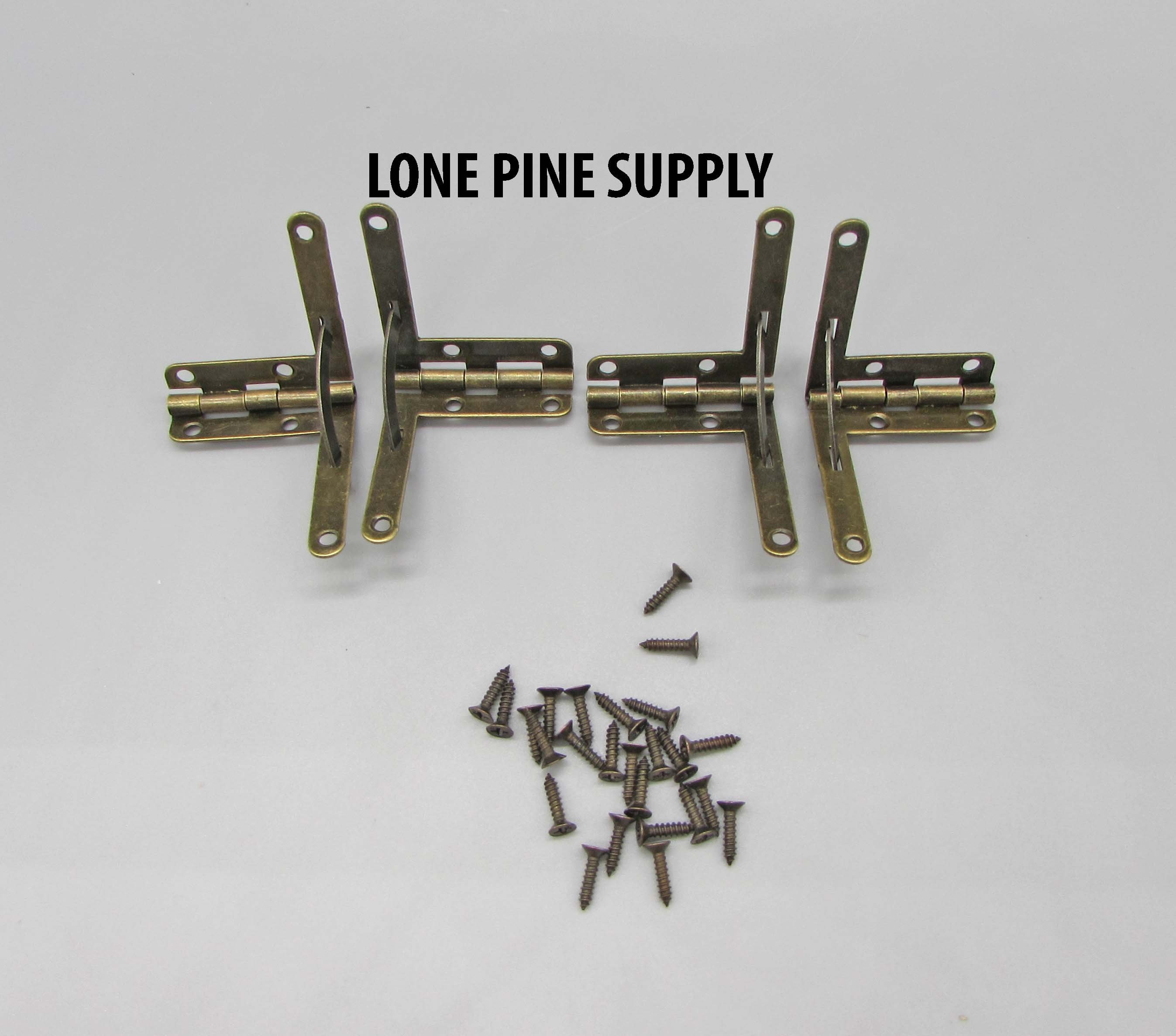 2 Pair of Quadrant Hinges Antique Brass Quadrant Hinges. Etsy