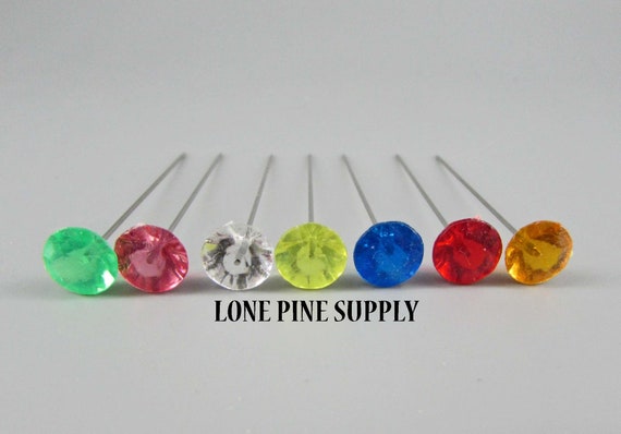 Diamond Head Straight Pins for Quilting, Sewing & Crafts, 100 Pins, 2 