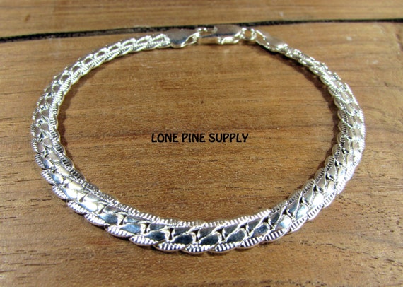 Silver Supple Bracelet Silver Plated