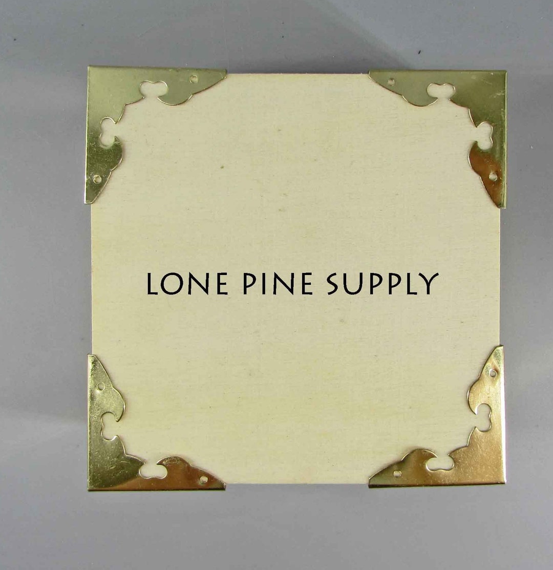 Brass Box Corners. Antique Jewelry Box Corners, Corner Protectors, Etsy