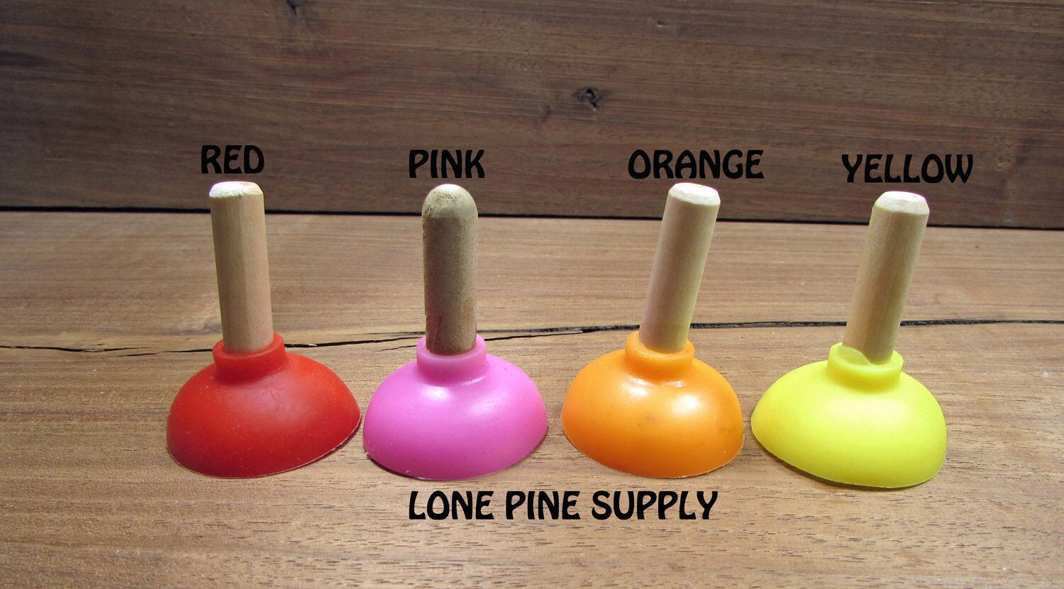 Cute Little Plungers. Mini Plungers. Colored Mini Plungers. Etsy