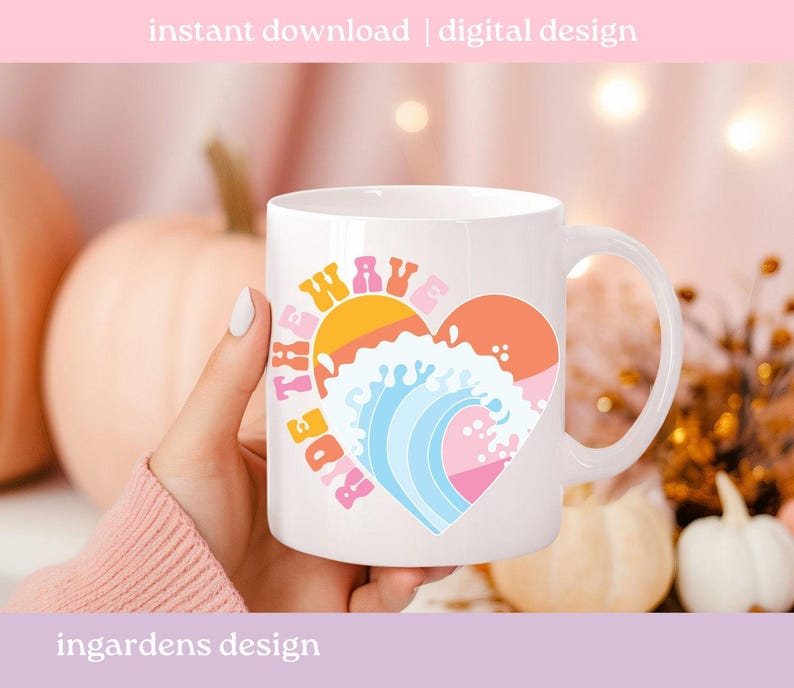 Surfen Sie die Welle SVG PNG, Sommer Design PNG, Sommer PNG svgdesign für T-shirt, Aufkleber und mehr Bild 8
