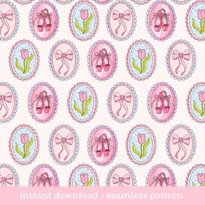 Patrón sin costuras de chica suave, descarga digital, diseño de patrón de chica femenina, patrón repetido