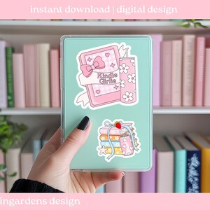 Kindle Girlie PNG, Kobo Girlie Bookish PNG, Booktok Original, Digital Download Art for T-shirt, Sticker, Mug and More image 8