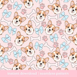 Welsh Corgis Musterdesign, Hundeliebhaber Musterdesign, Hund Musterdesign, Bogen digitaler Download, Musterdesign