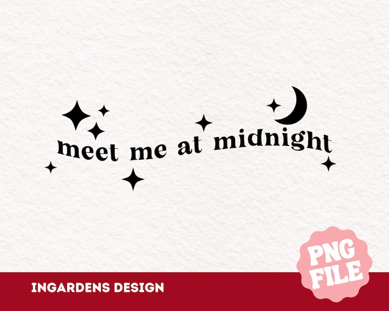 Meet Me at Midnight SVG PNG Boho Svg Retro Svg Svg for Etsy