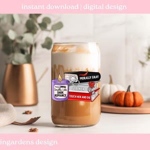 Huele a romance oscuro PNG, PNG de libros, PNG de romance de libros, Arte de descarga digital para camisetas, calcomanías, tazas y más imagen 6