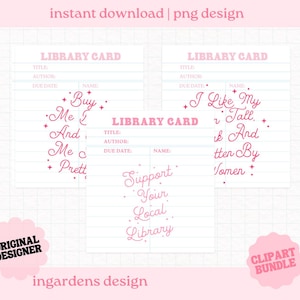 Tarjeta de biblioteca PNG, PNG de libros, Descarga digital de arte de brunch de libros para camisetas, pegatinas, tazas y más