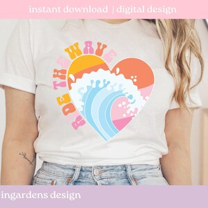 Surfen Sie die Welle SVG PNG, Sommer Design PNG, Sommer PNG svgdesign für T-shirt, Aufkleber und mehr Bild 2