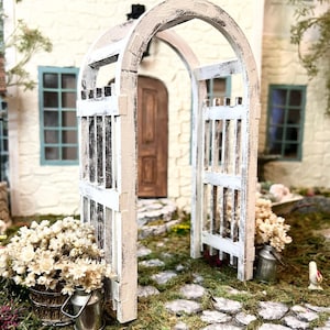 1:12 Miniature Scale DIY Garden Trellis Kit