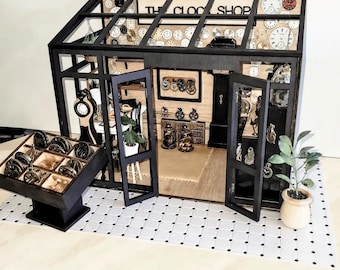 Miniature 1:12 Scale DIY Dollhouse Bakery/Shop Kit