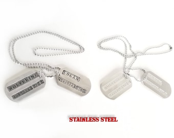 Wolverine XO Military Dog Tags - Adamantium Procedure - Screen Accurate