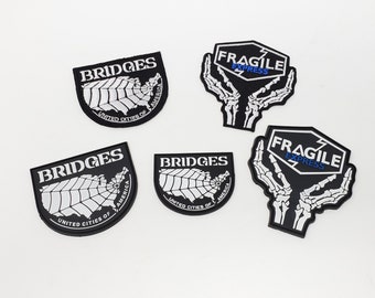 DS Bridges Fragile Patch - Sam Porter Bridges - Embroidered or PVC